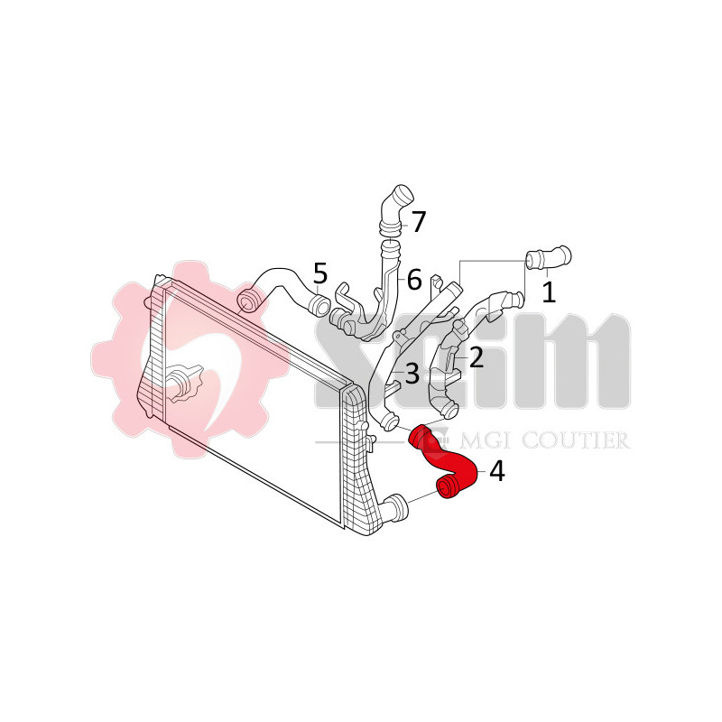 Gaine de suralimentation SEIM