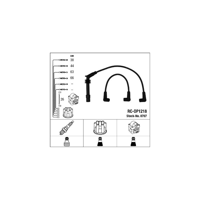 Fils de bougies / Faisceau d'allumage NGK