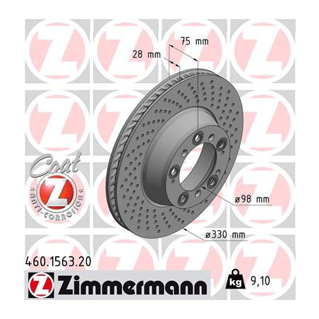 Disque de frein à l'unité ZIMMERMANN