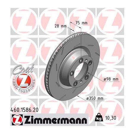 Disque de frein à l'unité ZIMMERMANN