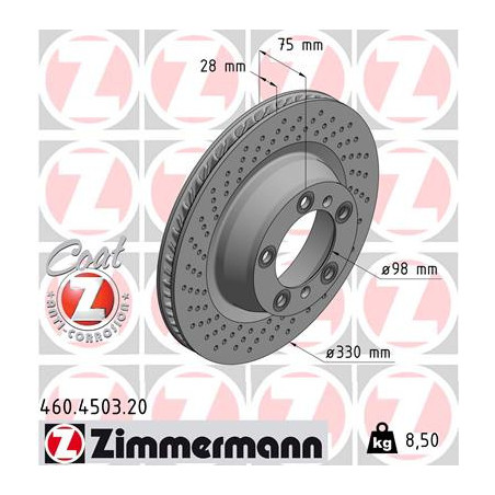 Disque de frein à l'unité ZIMMERMANN