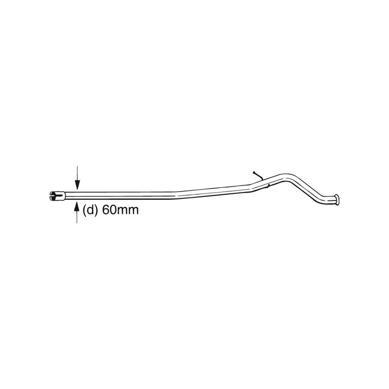 Tube de réparation (catalyseur) BOSAL