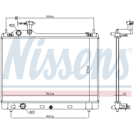 Radiateur NISSENS