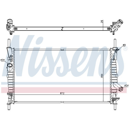 Radiateur NISSENS