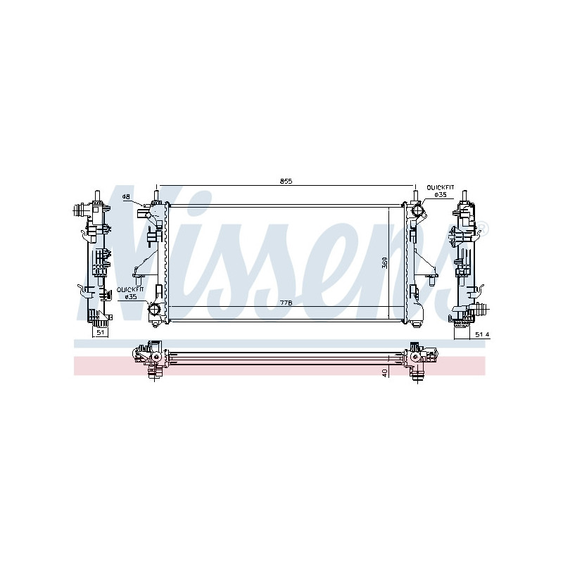 Radiateur NISSENS