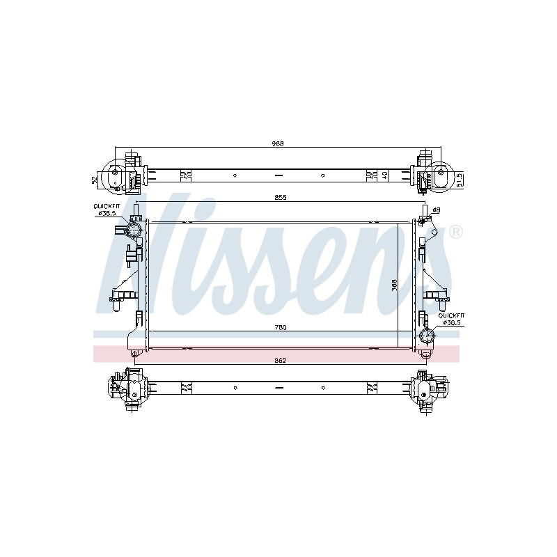 Radiateur NISSENS