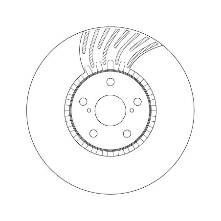 Jeu de 2 disques de frein TRW