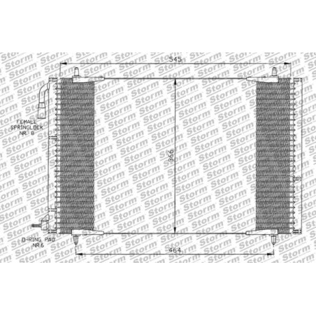 Condenseur de climatisation STORM