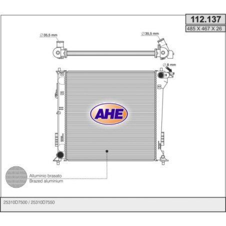 Radiateur AHE