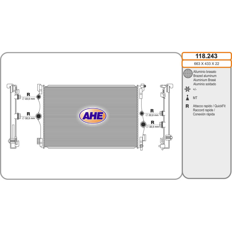Radiateur AHE