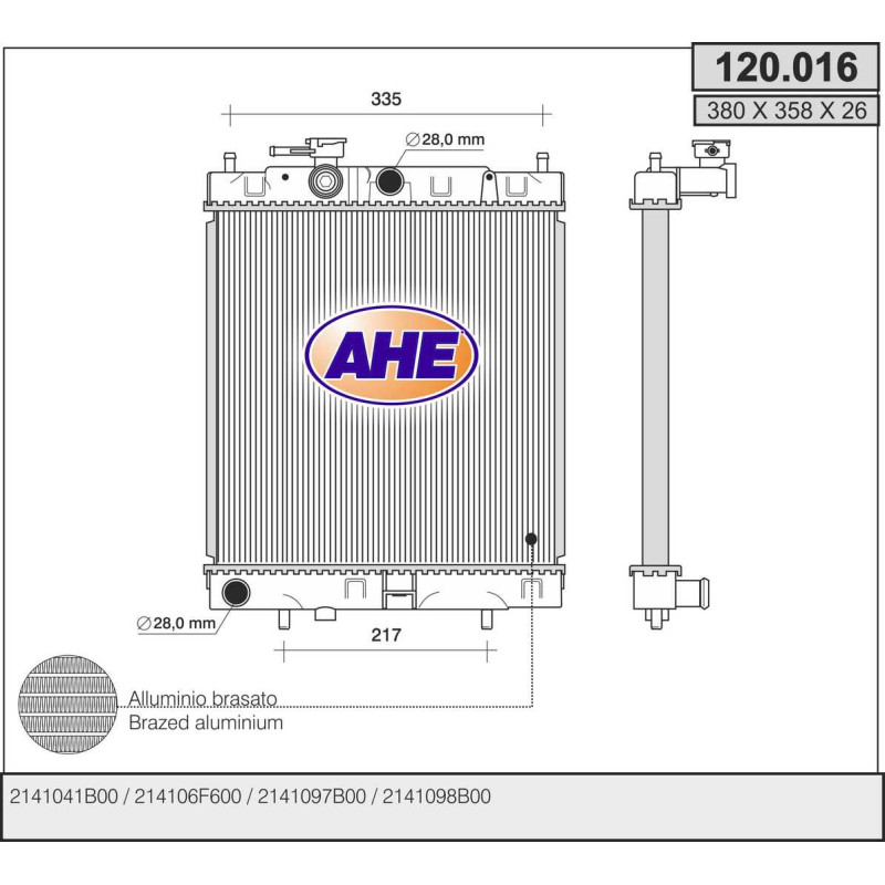 Radiateur AHE