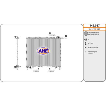 Radiateur AHE