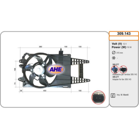 Ventilateur (refroidissement moteur) AHE