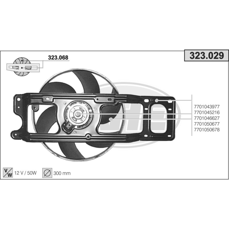 Ventilateur (refroidissement moteur) AHE