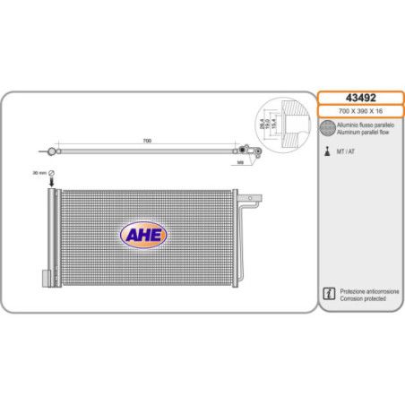 Condenseur de climatisation AHE