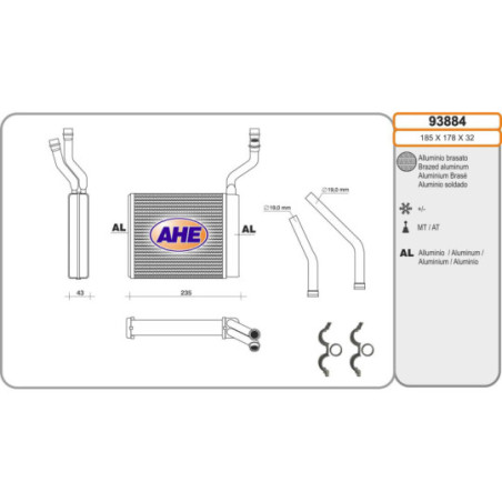 Radiateur de chauffage AHE