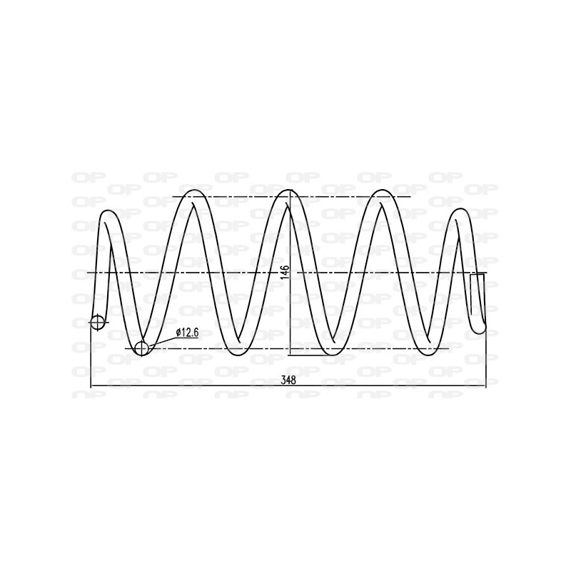 Ressort d'amortisseur OPEN PARTS