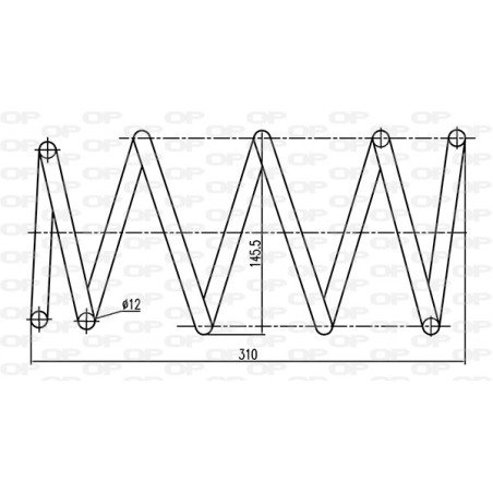 Ressort d'amortisseur OPEN PARTS