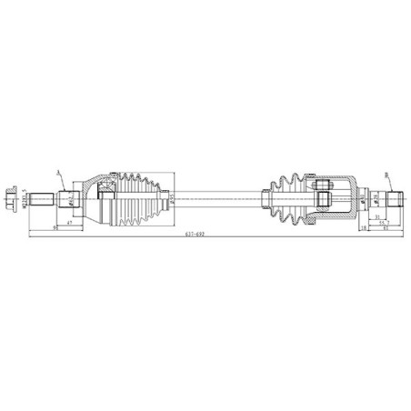 Cardan OPEN PARTS