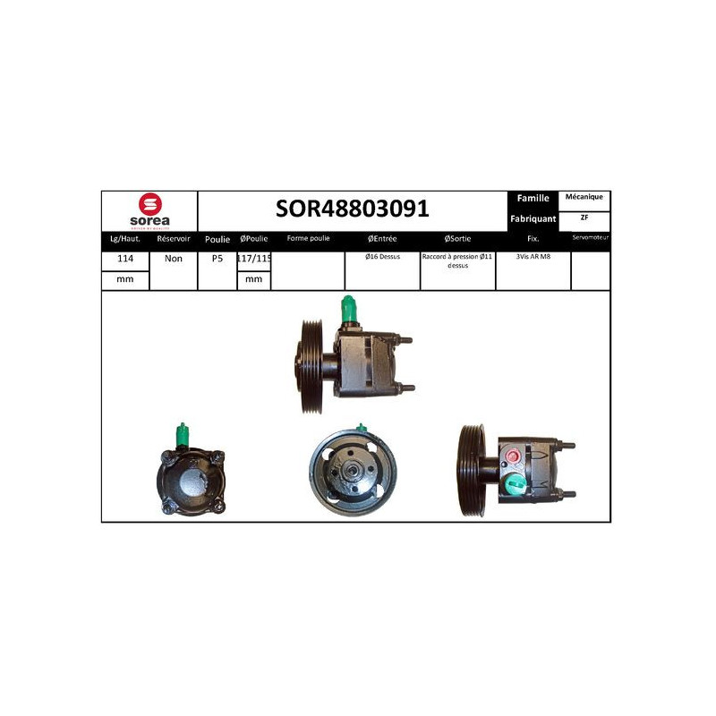 Pompe hydraulique (direction) EAI