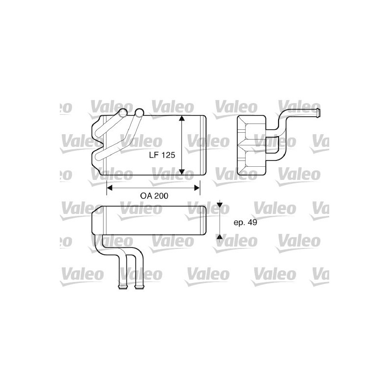 Radiateur de chauffage VALEO