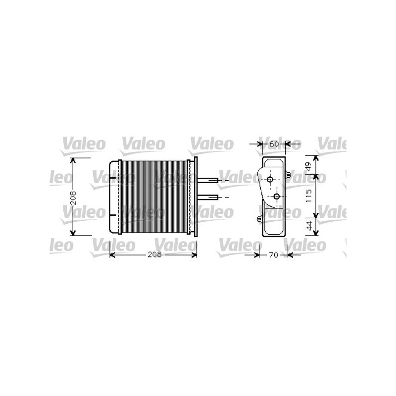 Radiateur de chauffage VALEO