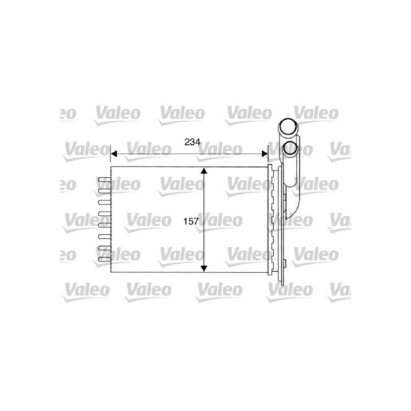 Radiateur de chauffage VALEO