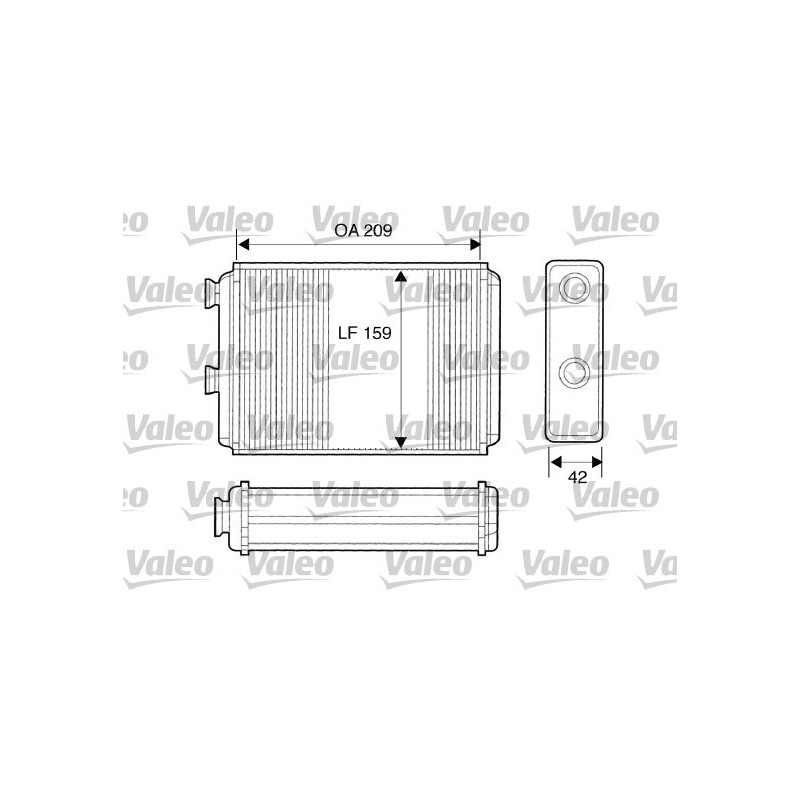 Radiateur de chauffage VALEO