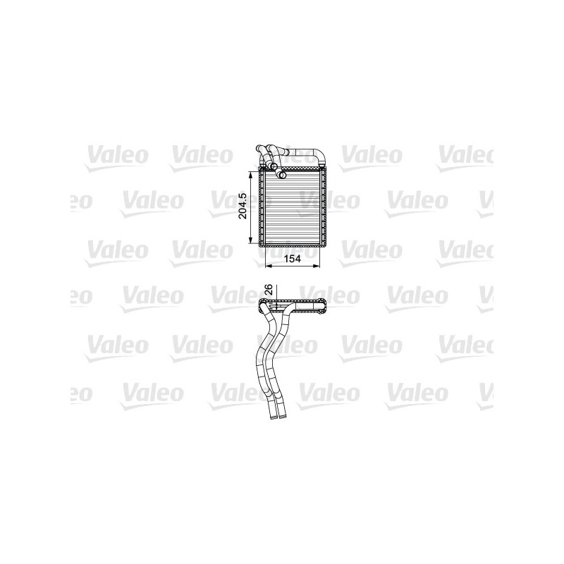 Radiateur de chauffage VALEO