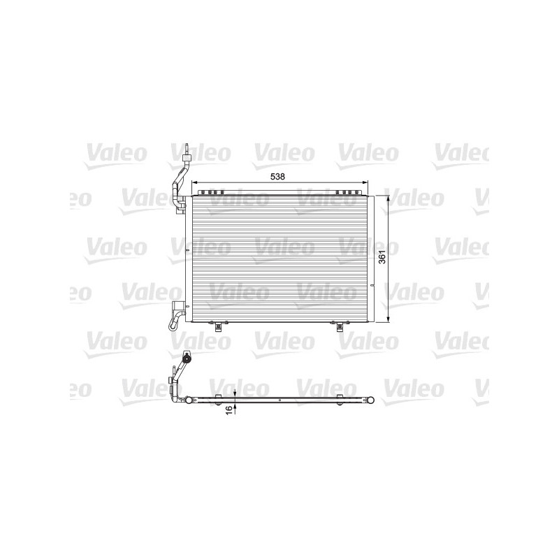 Condenseur de climatisation VALEO