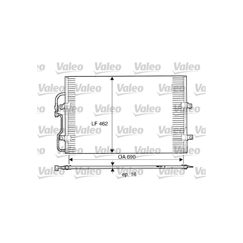 Condenseur de climatisation VALEO