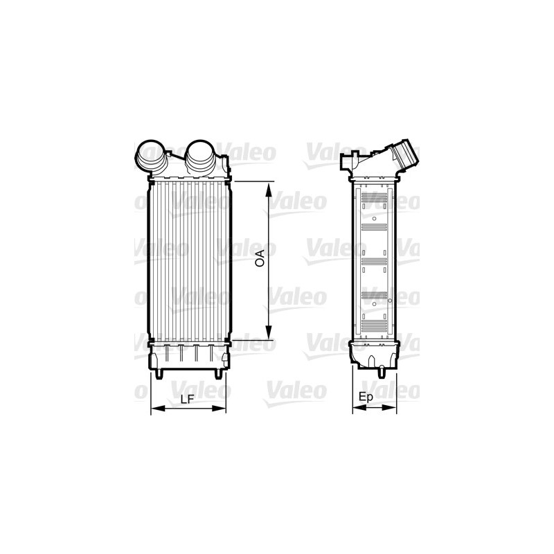 Intercooler (échangeur d'air) VALEO