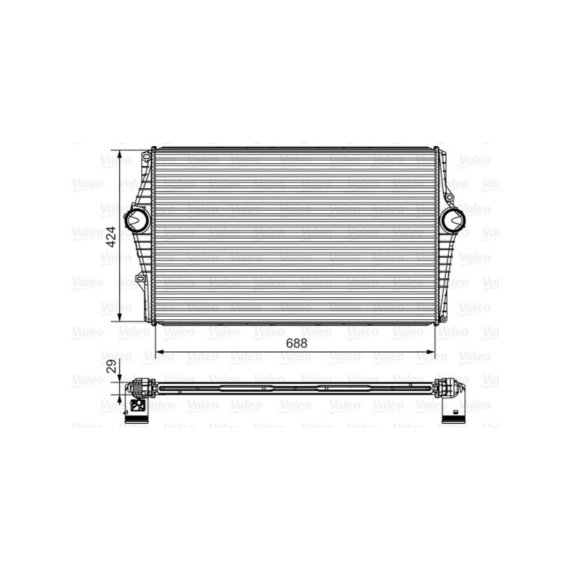 Intercooler (échangeur d'air) VALEO