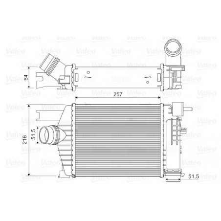 Intercooler (échangeur d'air) VALEO