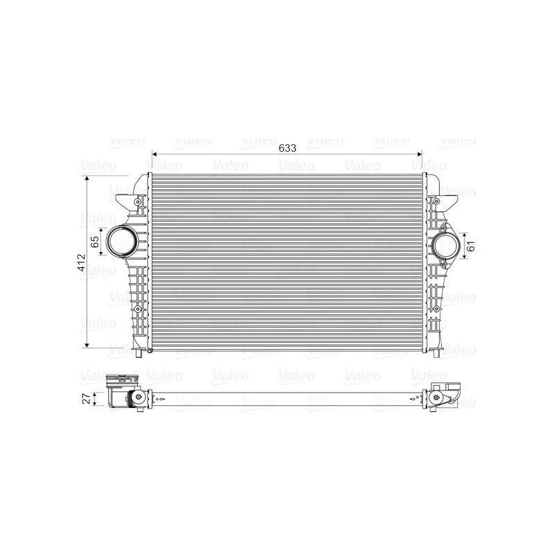 Intercooler (échangeur d'air) VALEO