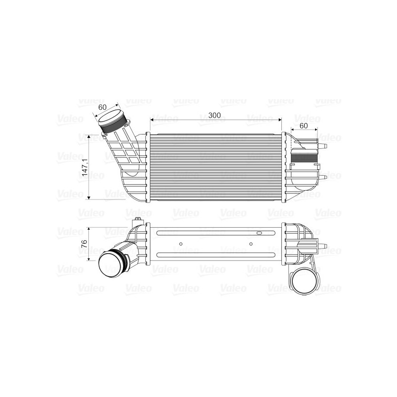 Intercooler (échangeur d'air) VALEO