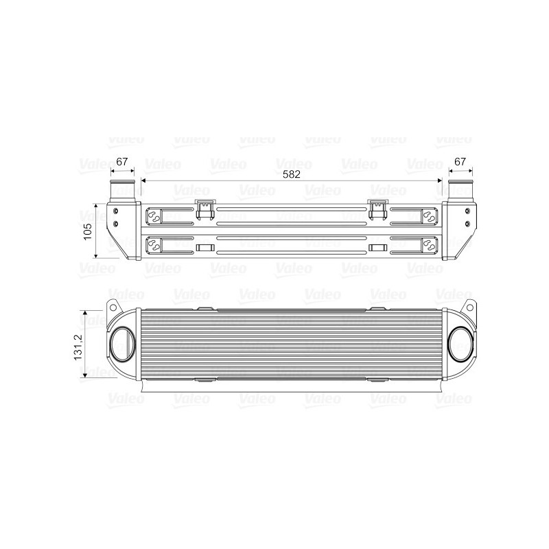 Intercooler (échangeur d'air) VALEO