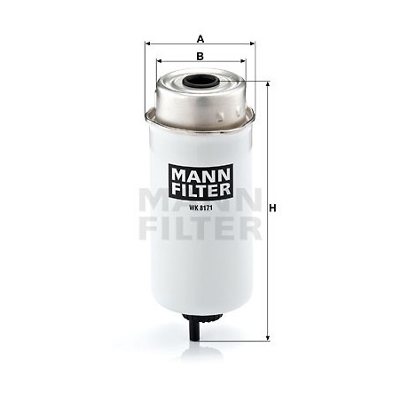 Filtre à carburant MANN-FILTER