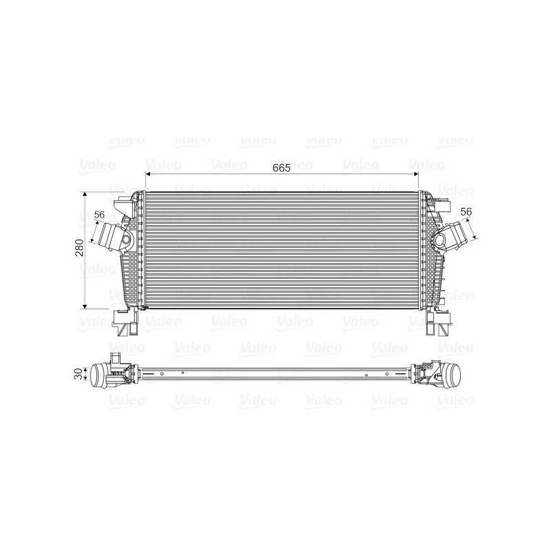 Intercooler (échangeur d'air) VALEO