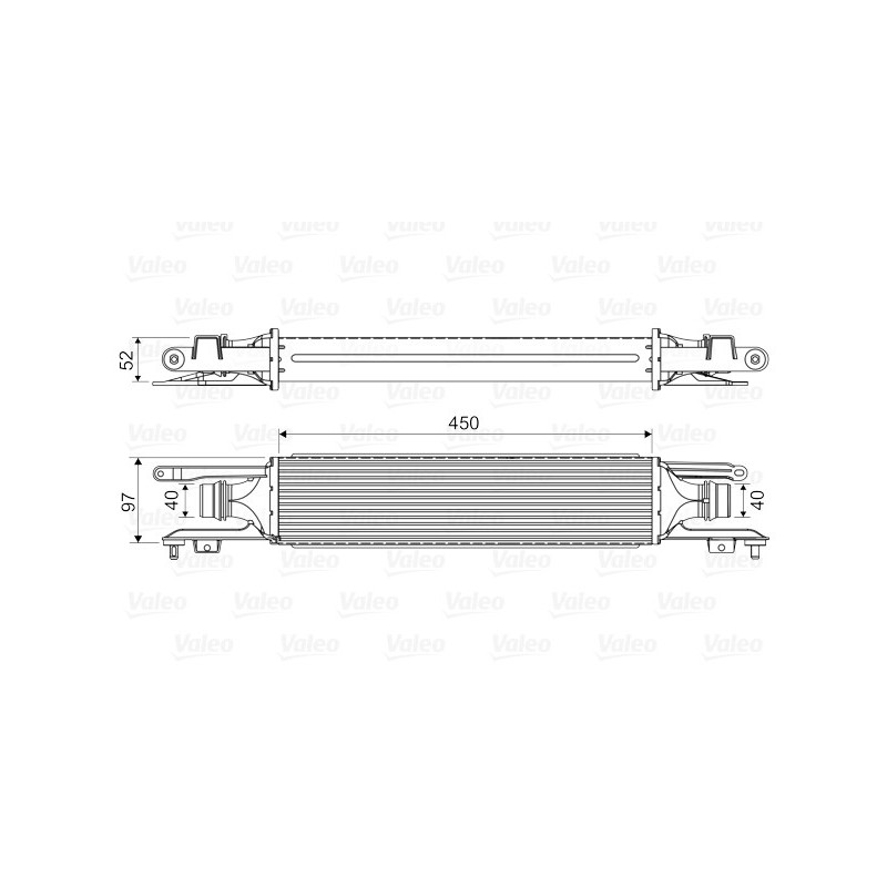 Intercooler (échangeur d'air) VALEO