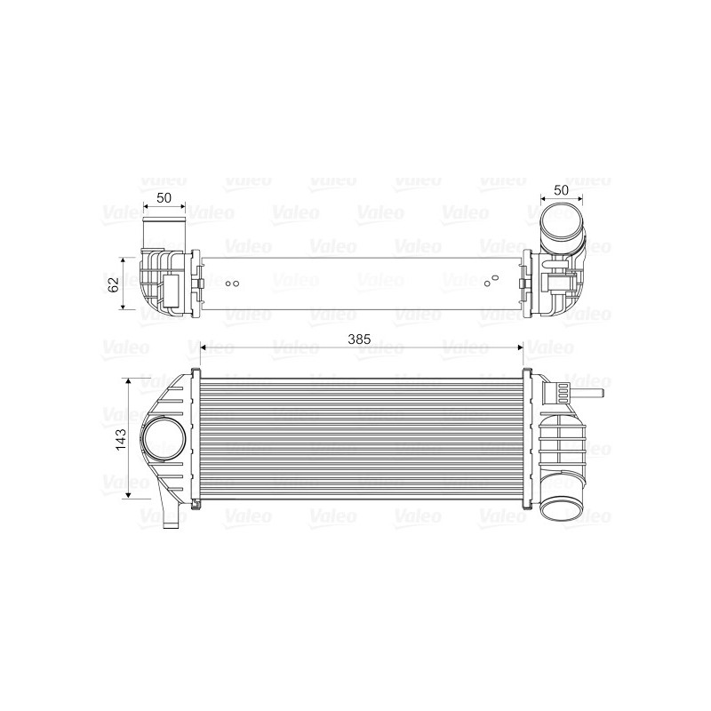 Intercooler (échangeur d'air) VALEO