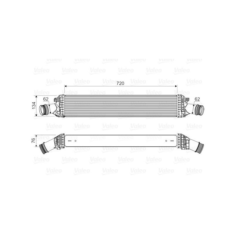 Intercooler (échangeur d'air) VALEO