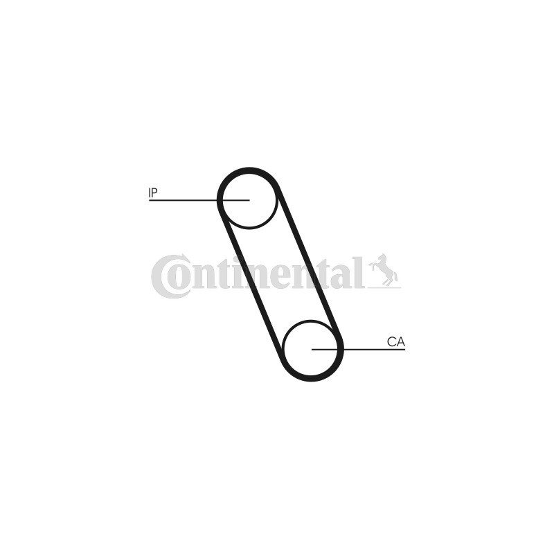Courroie de distribution CONTINENTAL CTAM
