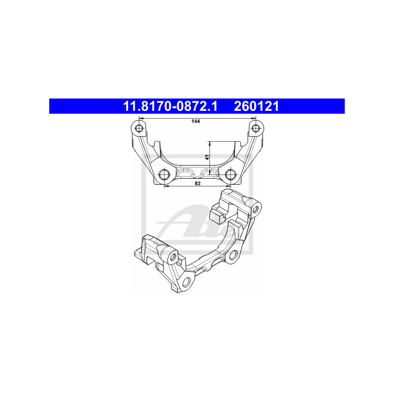 Support (étrier de frein) ATE