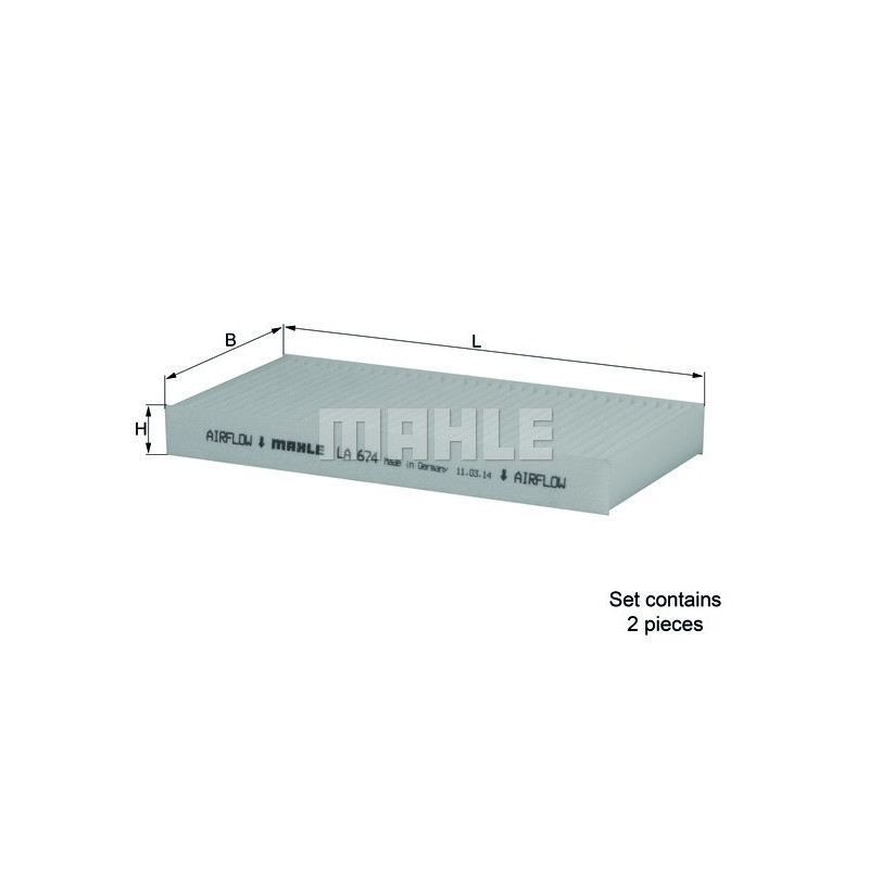 Filtre d'habitacle KNECHT