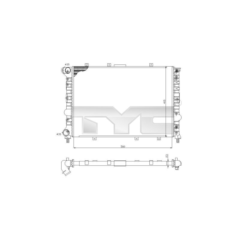 Radiateur TYC