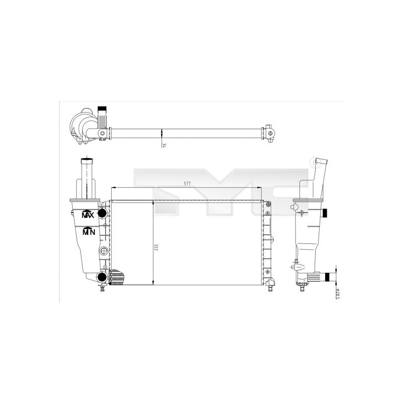 Radiateur TYC