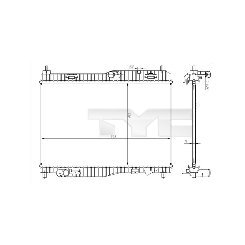 Radiateur TYC