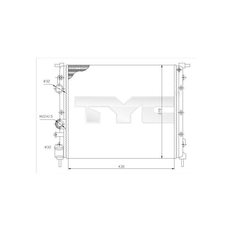 Radiateur TYC