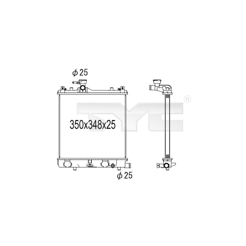 Radiateur TYC